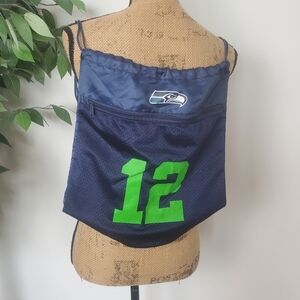 NFL Seattle Seahawks Drawstring Zippered Backsack